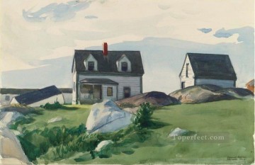 エドワード・ホッパー Painting - スコームライトの家 グロスター 1923年 エドワード・ホッパー